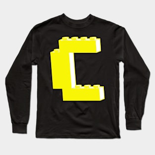 THE LETTER C, by Customize My Minifig Long Sleeve T-Shirt